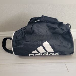 Adidas Black and White Duffel Bag